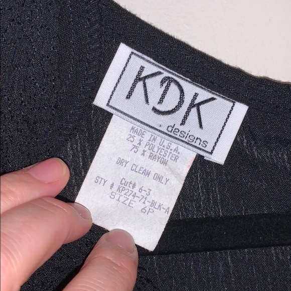 Vintage KDK Design Dress - Picture 3 of 6